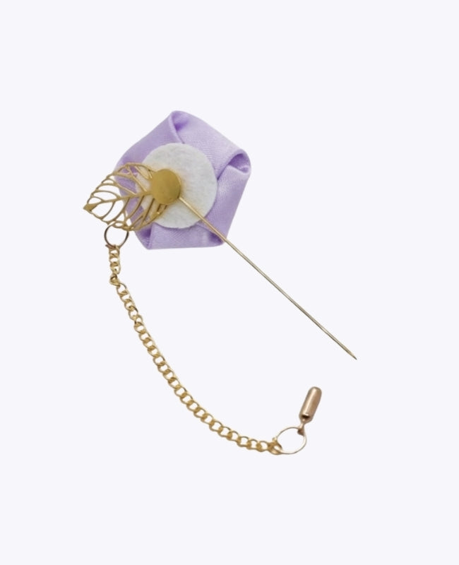 Napinläpi kukka Kukka Violetti Miehet "Alfred"