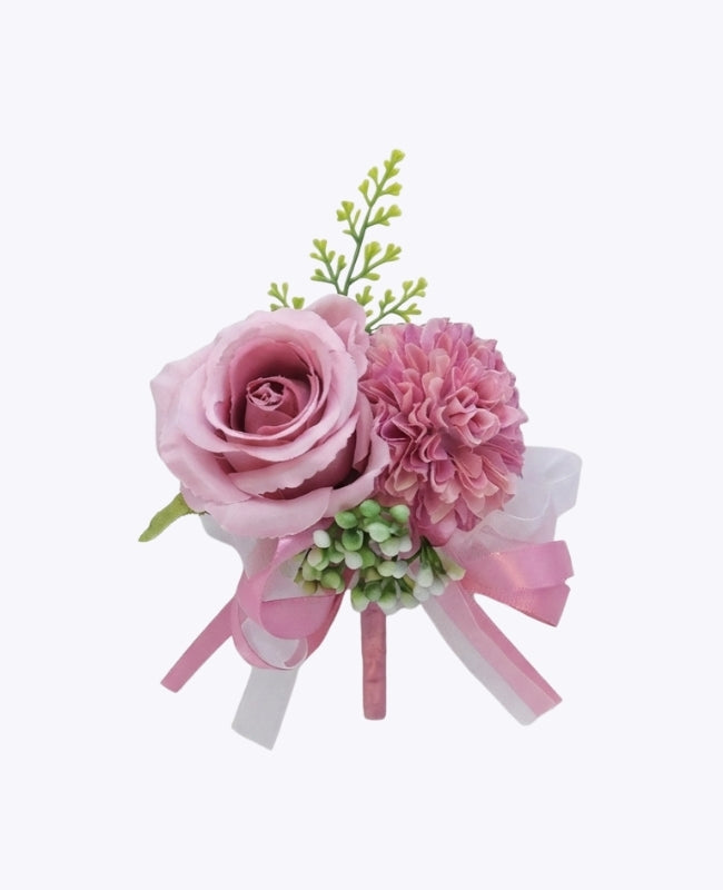 Boutonnière Fleur Violet Homme «Valentin»