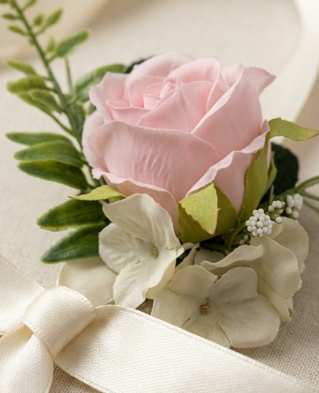 Bracelet Fleur Rose Femme "Gabriel"