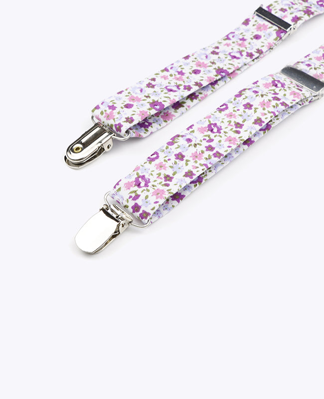 Henkselit Miehet Liberty Violetti Puuvillaa "Gaspard"