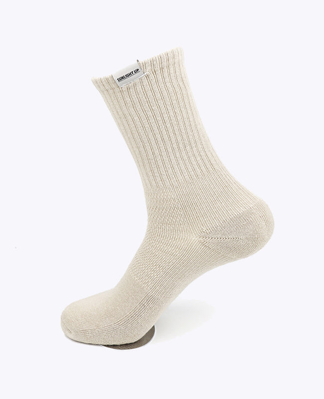 Miesten Sukat Beige nro 1 Puuvillaa "Maurice"