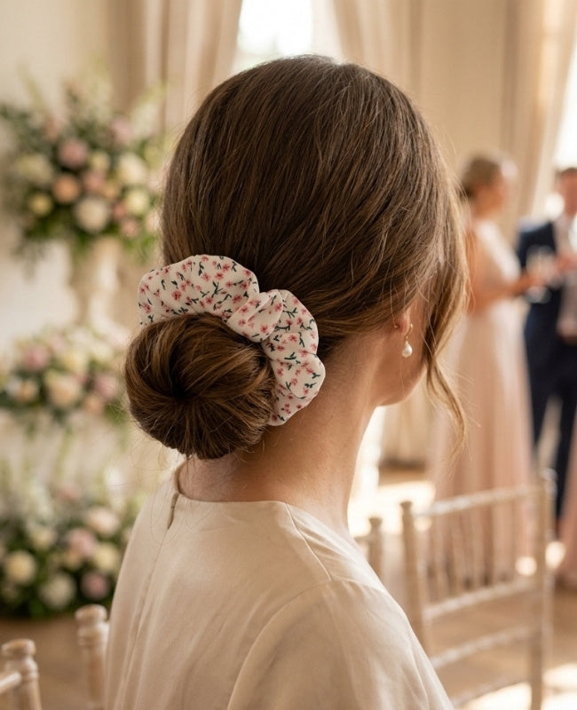 Chouchou Liberty Blanc n°3 Femme «Suzanne»