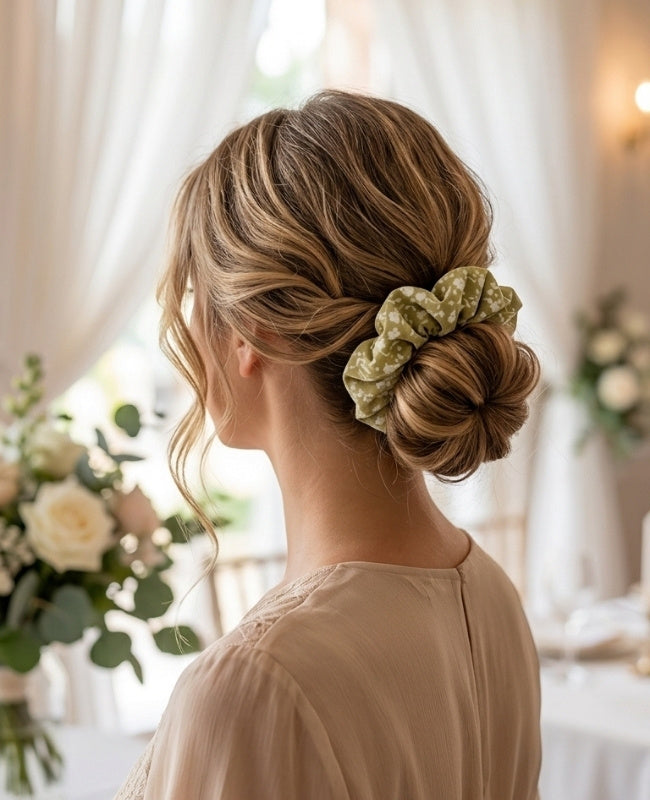 Chouchou Liberty Jaune n°2 Femme «Suzanne»