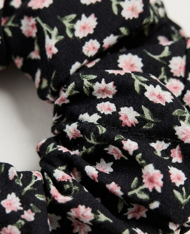 Chouchou Liberty Noir n°3 Femme «Suzanne»