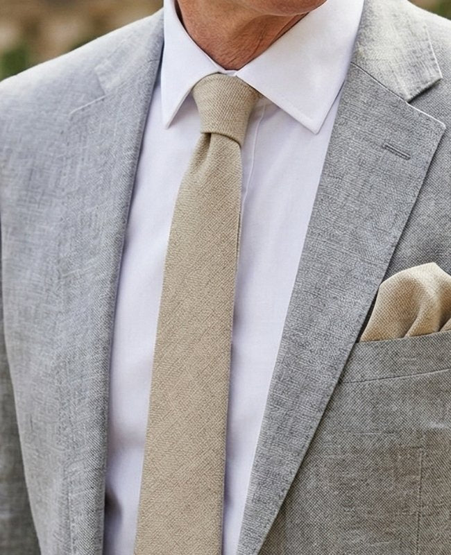 Solmio Beige nro 2 Miehet Pellava "Basile"