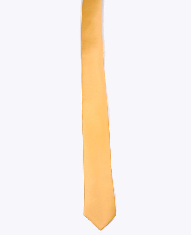Cravate Jaune n°1 Homme en Polyester «Anatole»