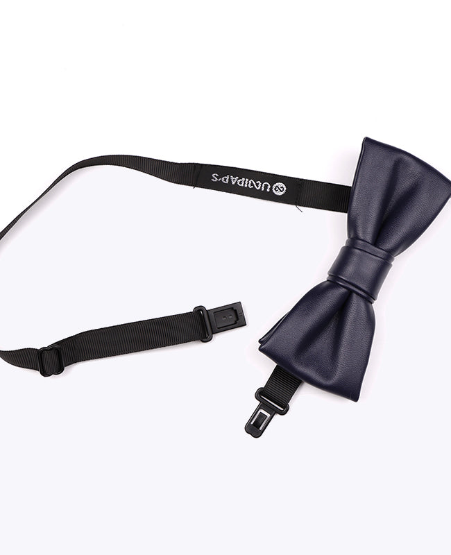 Noeud Papillon Bleu n°1 Homme en Cuir «Achille»