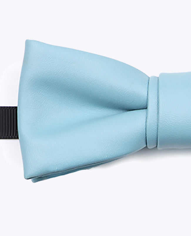 Noeud Papillon Bleu n°3 Homme en Cuir «Achille»