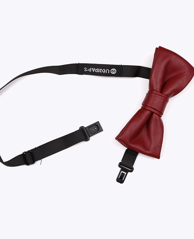 Punainen rusetti miesten nahasta «Achille»