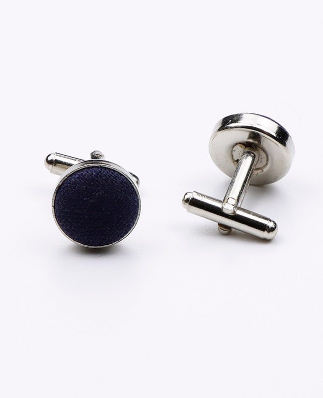 Boutons de Manchette Bleu n°7 Homme en Coton | Edgard | Unipap's