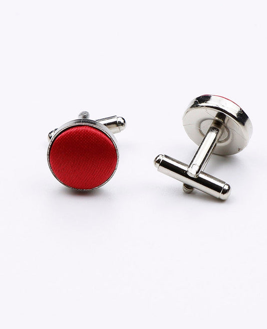 Boutons de Manchette Rouge n°2 en Polyester | Anatole - Unipap's