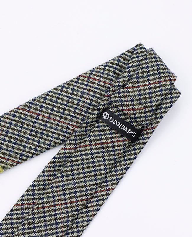 Cravate Tartan Gris n°9 Homme en Laine | Nobert - Unipap's