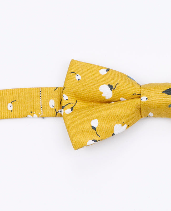 Noeud Papillon Liberty Jaune Enfant en Coton | Gaspard - Unipap's