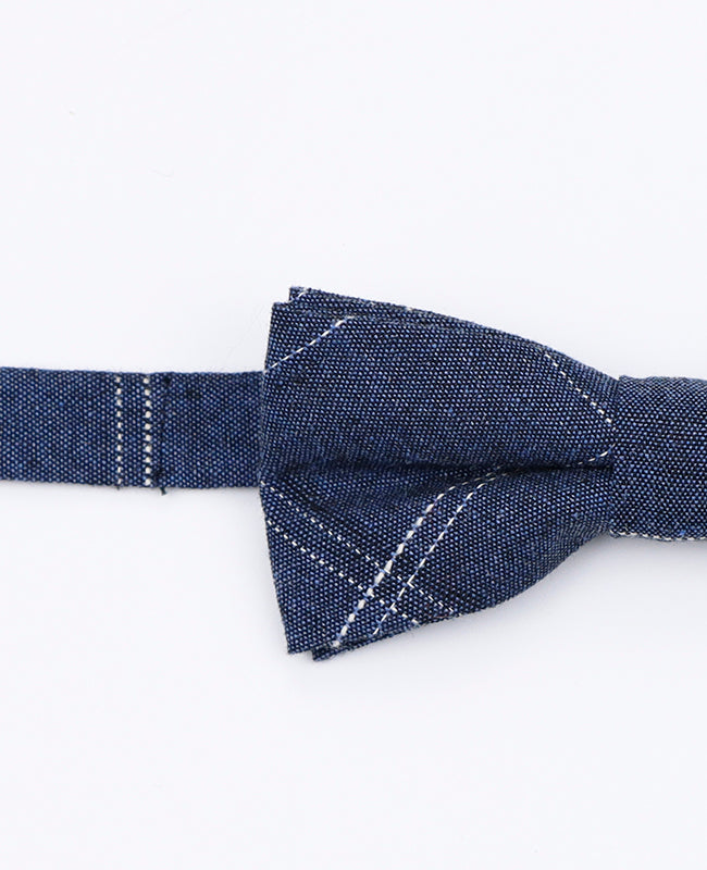 Noeud Papillon Tartan Bleu Enfant en Coton | Marcel - Unipap's