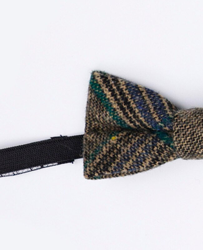 Noeud Papillon Tartan Gris n°5 Enfant en Laine | Norbert - Unipap's