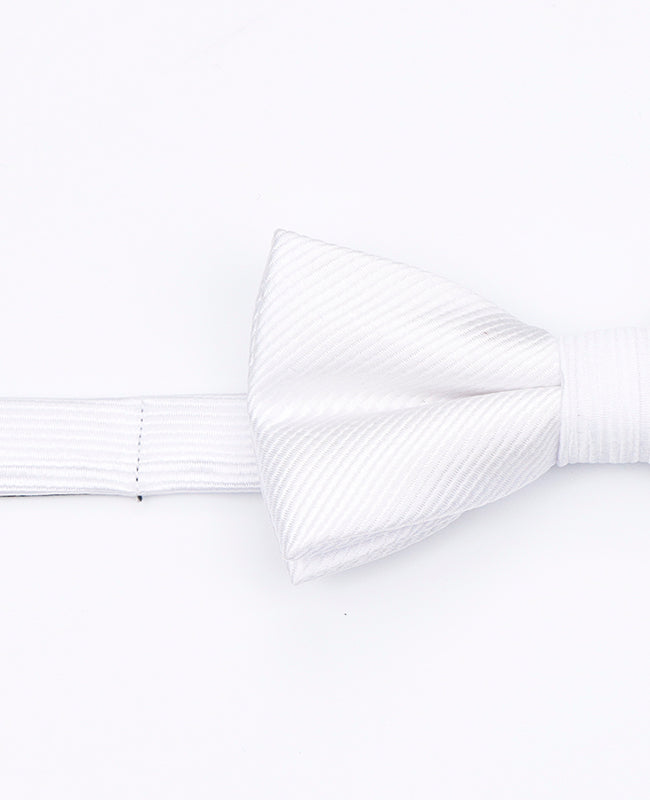 Noeud Papillon Blanc Enfant en Polyester | Lucien - Unipap's