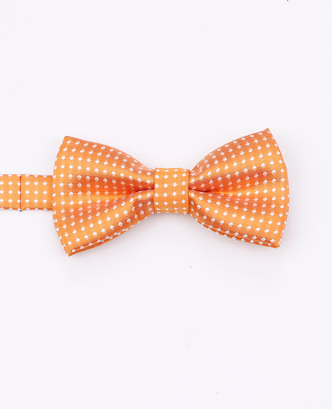 Noeud Papillon Orange à Pois Enfant en Polyester | Louis - Unipap's