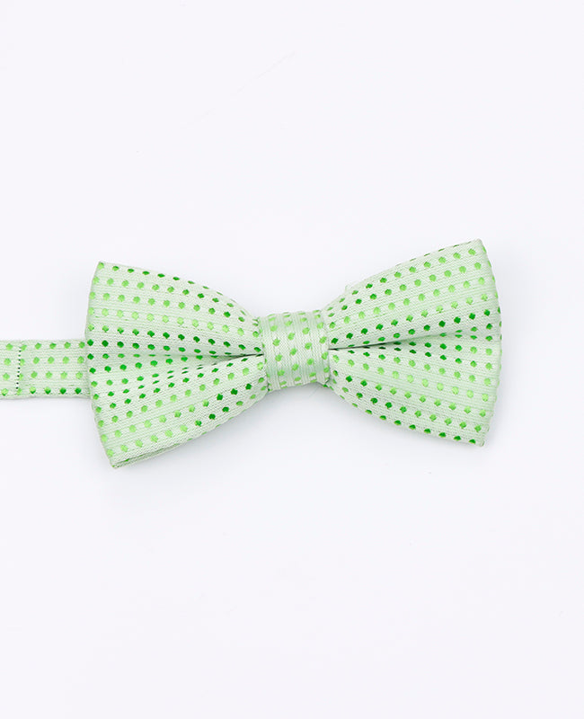 Noeud Papillon Vert n°2 à Pois Enfant en Polyester | Louis - Unipap's