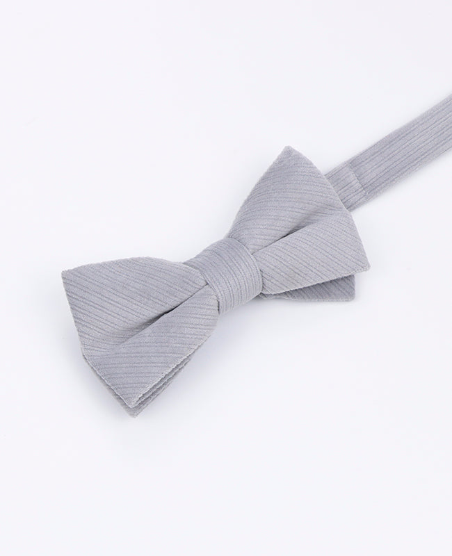 Noeud Papillon Gris Enfant en Velours | Marius - Unipap's