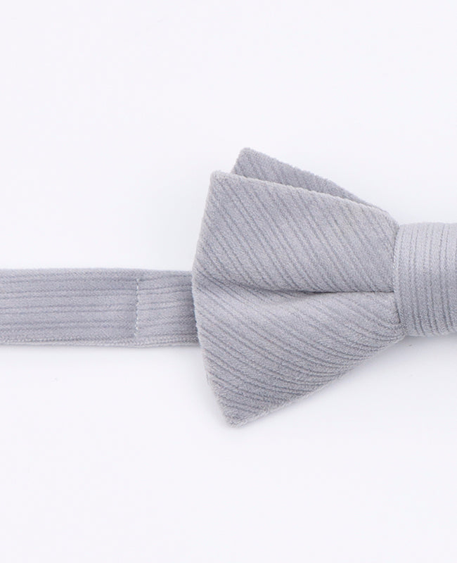 Noeud Papillon Gris Enfant en Velours | Marius - Unipap's