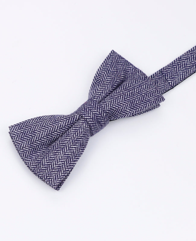 Noeud Papillon Bleu Homme en Laine | Norbert - Unipap's