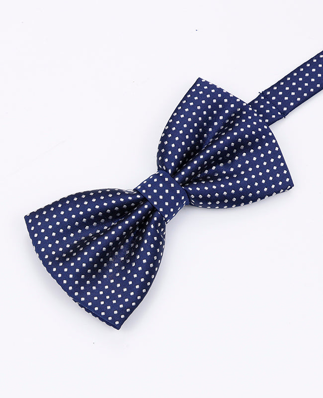 Noeud Papillon Bleu n°1 à Pois Homme en Polyester | Louis - Unipap's