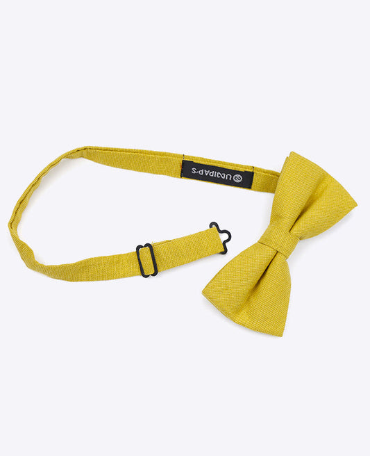 Noeud Papillon Jaune Homme en Coton | Edgard | Unipap's
