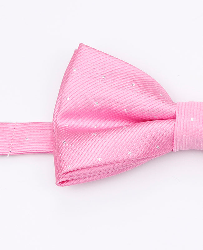 Noeud Papillon Rose à Pois Homme en Polyester | Georges - Unipap's