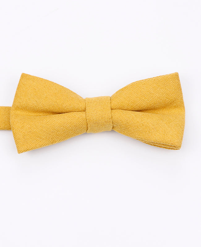 Noeud Papillon Jaune n°2 Homme en Effet Velours | Simon - Unipap's