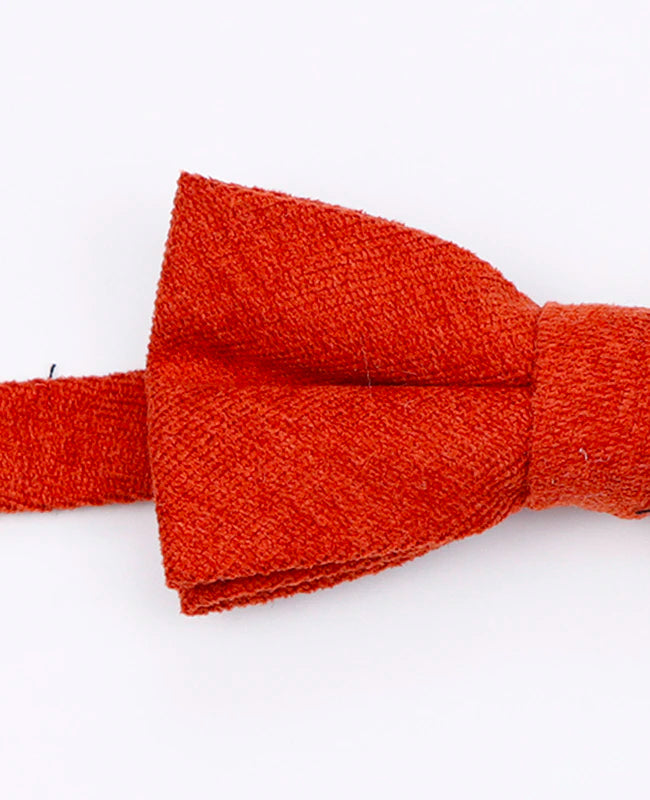 Noeud Papillon Orange n°2 Homme en Effet Velours | Simon - Unipap's