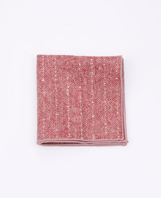 Pochette de Costume Rouge n°1 en Laine | Claude - Unipap's