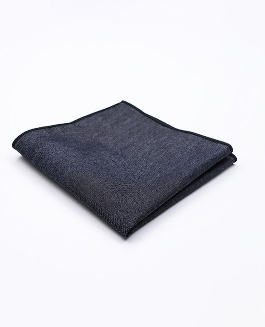 Pochette de Costume Noir en Coton | Edgard - Unipap's