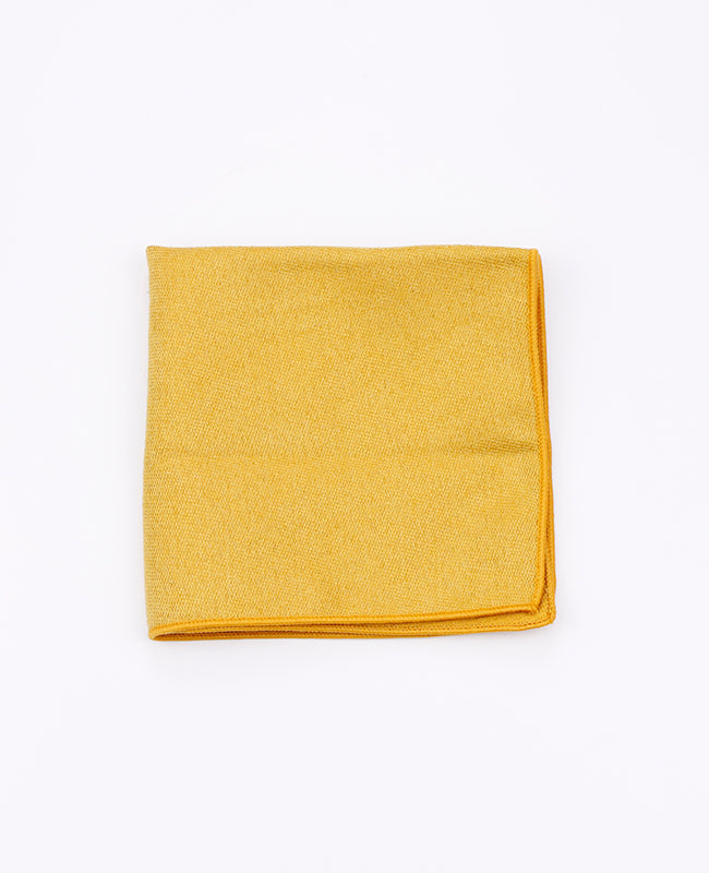 Pochette de Costume Jaune n°2 en Effet Velours | Simon - Unipap's