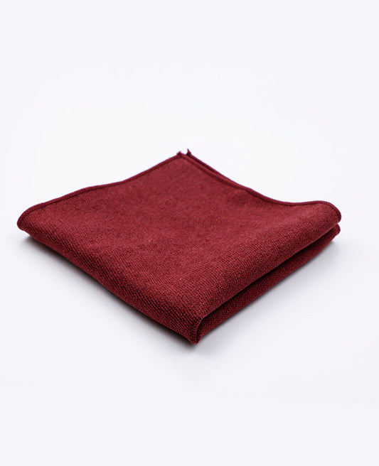 Pochette de Costume Rouge n°1 en Effet Velours | Simon - Unipap's